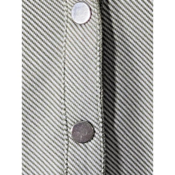 Cutter & Buck CB DryTec Men’s XL Snap Polo Gray Brown Stripe UV Quick-Dry - Picture 6 of 16